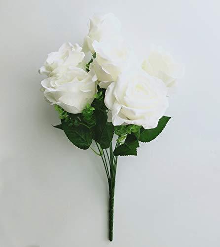 Artificial White Roses